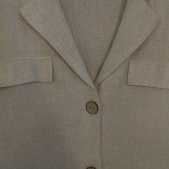 CREAM Valentina Linen Blend Blazer Jacket - Picture 4 of 7